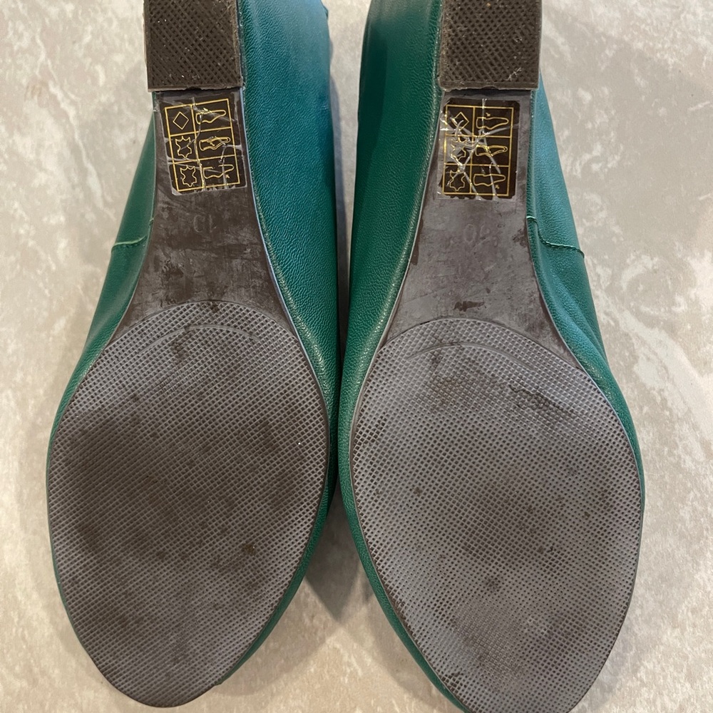 Jeffrey Campbell Green Wedge Shoes - Picture 8 of 14